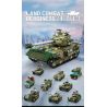 Kazi KY8310 8310 XE TĂNG CHIẾN ĐẤU CHỦ LỰC TRÊN BỘ 9 TRONG 1 bộ đồ chơi xếp lắp ráp ghép mô hình Military Army Quân Sự Bộ Đội