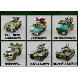 Kazi KY8310 8310 XE TĂNG CHIẾN ĐẤU CHỦ LỰC TRÊN BỘ 9 TRONG 1 bộ đồ chơi xếp lắp ráp ghép mô hình Military Army Quân Sự Bộ Đội