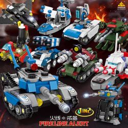 Kazi KY81073 81073 MÔ HÌNH BÁO CHÁY 9 bộ đồ chơi xếp lắp ráp ghép mô hình Movie & Game Phim Và Trò Chơi 1392 khối