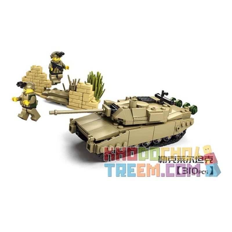 Kazi KY84042 84042 KY84043 84043 KY84044 84044 KY84045 84045 Xếp hình kiểu  MILITARY ARMY 4 In 1 Mammoth Tank Xe Tăng 4 Trong 1 gồm 4 hộp nhỏ 1242 khối