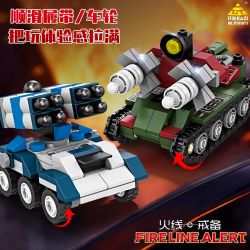 Kazi KY81073 81073 MÔ HÌNH BÁO CHÁY 9 bộ đồ chơi xếp lắp ráp ghép mô hình Movie & Game Phim Và Trò Chơi 1392 khối