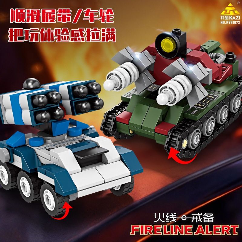 Kazi KY81073 81073 MÔ HÌNH BÁO CHÁY 9 bộ đồ chơi xếp lắp ráp ghép mô hình Movie & Game Phim Và Trò Chơi 1392 khối