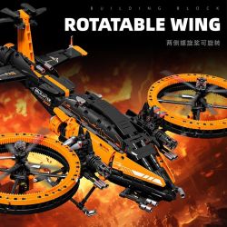 GOQI GQ-3069 3069 GQ3069 TRỰC THĂNG TẤN CÔNG bộ đồ chơi xếp lắp ráp ghép mô hình Military Army ASSAULT HELOCOPTER Quân Sự Bộ Đội 1523 khối