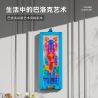 GOQI GQ-3080 3080 GQ3080 BỨC TRANH CỬA SỔ MÀU MÈO BAROQUE bộ đồ chơi xếp lắp ráp ghép mô hình Art 397 khối
