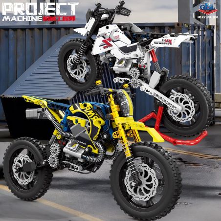 GBL KY1158 1158 XE MÁY YAMAHA YZF bộ đồ chơi xếp lắp ráp ghép mô hình Technic Kỹ Thuật Công Nghệ Cao Mô Hình Phương Tiện 312 khối