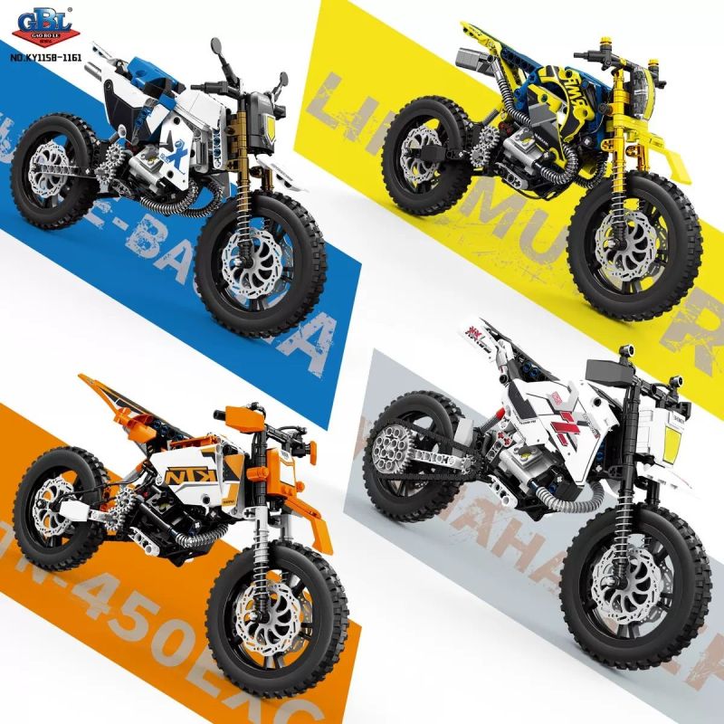 GBL KY1158 1158 XE MÁY YAMAHA YZF bộ đồ chơi xếp lắp ráp ghép mô hình Technic Kỹ Thuật Công Nghệ Cao Mô Hình Phương Tiện 312 khối