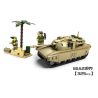 Kazi KY84042 84042 KY84043 84043 KY84044 84044 KY84045 84045 Xếp hình kiểu  MILITARY ARMY 4 In 1 Mammoth Tank Xe Tăng 4 Trong 1 gồm 4 hộp nhỏ 1242 khối