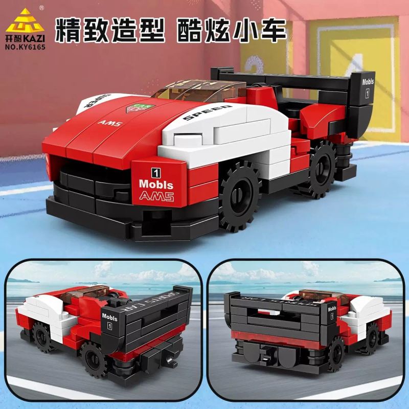 Kazi KY6165 6165 XE PHÓNG 8 MẪU bộ đồ chơi xếp lắp ráp ghép mô hình Racers Đua Tốc Độ