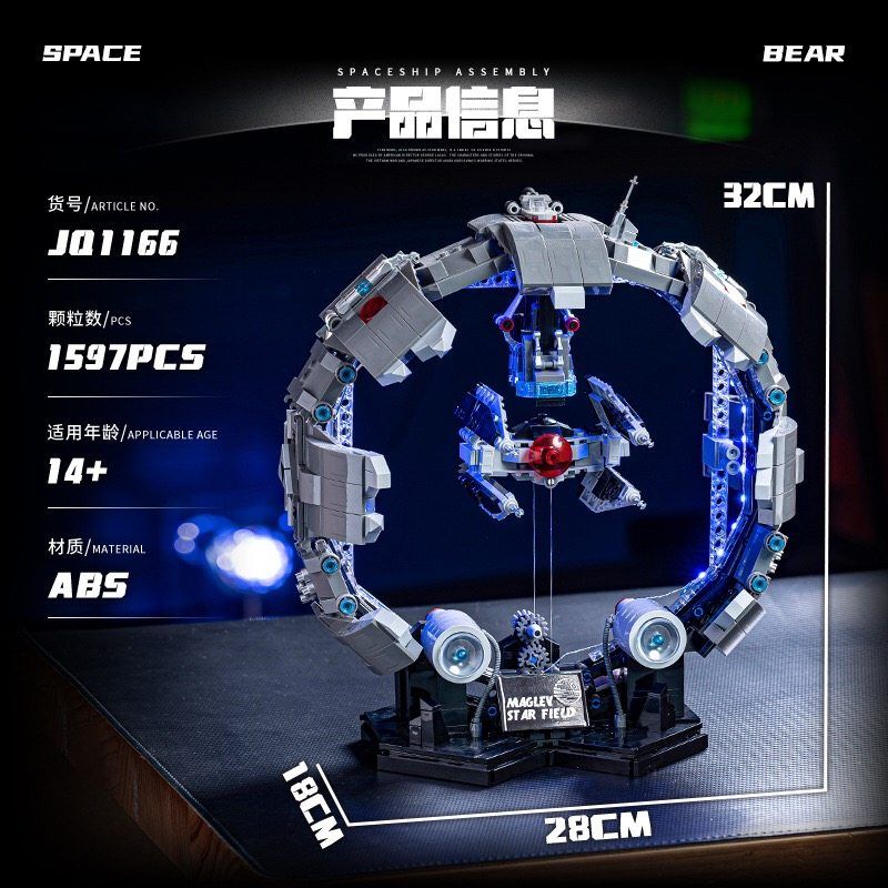 JIQI JQ1166 1166 MÁY BAY CHIẾN ĐẤU TITAN LÊN bộ đồ chơi xếp lắp ráp ghép mô hình Star Wars Chiến Tranh Giữa Các Vì Sao 1597 khối