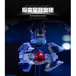 JIQI JQ1166 1166 MÁY BAY CHIẾN ĐẤU TITAN LÊN bộ đồ chơi xếp lắp ráp ghép mô hình Star Wars Chiến Tranh Giữa Các Vì Sao 1597 khối