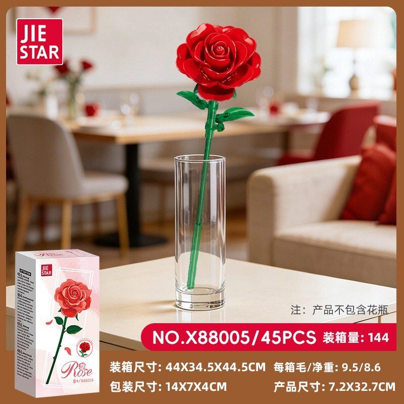 JIESTAR X88001 88001 X88002 88002 X88003 88003 X88004 88004 X88005 88005 X88006 88006 X88007 88007 X88008 88008 X88009 88009 X88010 88010 X88011 88011 BÓ HOA 11 KIỂU bộ đồ chơi xếp lắp ráp ghép mô hình Creator Sáng Tạo 434 khối