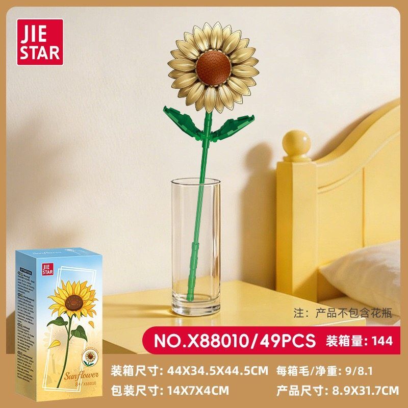 JIESTAR X88001 88001 X88002 88002 X88003 88003 X88004 88004 X88005 88005 X88006 88006 X88007 88007 X88008 88008 X88009 88009 X88010 88010 X88011 88011 BÓ HOA 11 KIỂU bộ đồ chơi xếp lắp ráp ghép mô hình Creator Sáng Tạo 434 khối