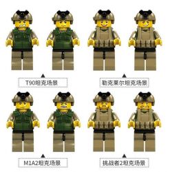 Kazi KY84042 84042 KY84043 84043 KY84044 84044 KY84045 84045 Xếp hình kiểu  MILITARY ARMY 4 In 1 Mammoth Tank Xe Tăng 4 Trong 1 gồm 4 hộp nhỏ 1242 khối