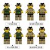 Kazi KY84042 84042 KY84043 84043 KY84044 84044 KY84045 84045 Xếp hình kiểu  MILITARY ARMY 4 In 1 Mammoth Tank Xe Tăng 4 Trong 1 gồm 4 hộp nhỏ 1242 khối