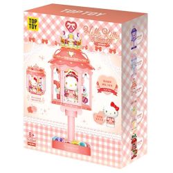 TOP TOY TC2349 2349 ĐÈN NGỦ GIA ĐÌNH SANRIO VỚI ÁNH SÁNG VÀ BÓNG TỐI NHƯ MỘT GIẤC MƠ MARSHMALLOW DREAM HELLO KITTY bộ đồ chơi xếp lắp ráp ghép mô hình SANRIO CHARACTERS HELLO KITTY 250 khối