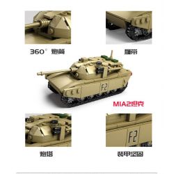 Kazi KY84042 84042 KY84043 84043 KY84044 84044 KY84045 84045 Xếp hình kiểu  MILITARY ARMY 4 In 1 Mammoth Tank Xe Tăng 4 Trong 1 gồm 4 hộp nhỏ 1242 khối