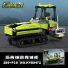 Kazi KY80472 80472 4 LOẠI XE CÔNG TRÌNH MÁY ỦI BỌC THÉP TRẢI NHỰA KÉO SAN LĂN NGANG bộ đồ chơi xếp lắp ráp ghép mô hình City Thành Phố 986 khối