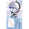 F5 10002 QUẢ CẦU KHOA HỌC VÀ GIÁO DỤC BLUE SKY NAVIGATION bộ đồ chơi xếp lắp ráp ghép mô hình City BLUE SKY NAVIGATION GLOBE Thành Phố