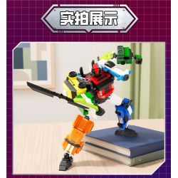 GUDI 40103 TEAM CHAOJI THÁNH BẢO TRỢ CỦA THÀNH PHỐ 8 TỔ HỢP XE THỂ THAO TAXI TÀU CAO TỐC MÁY KÉO BÁN TẢI ĐỊA HÌNH CHỞ HÀNG BAY NGẮM CẢNH TRỰC THĂNG bộ đồ chơi xếp lắp ráp ghép mô hình 575 khối