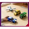 GUDI 40103 TEAM CHAOJI THÁNH BẢO TRỢ CỦA THÀNH PHỐ 8 TỔ HỢP XE THỂ THAO TAXI TÀU CAO TỐC MÁY KÉO BÁN TẢI ĐỊA HÌNH CHỞ HÀNG BAY NGẮM CẢNH TRỰC THĂNG bộ đồ chơi xếp lắp ráp ghép mô hình 575 khối