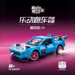BOLE BRICK YC-23047 23047 YC23047 MÁY MÓC NĂNG LƯỢNG CAO XE NGỰA LEDONG 1:20 tỷ lệ 1:20 bộ đồ chơi xếp lắp ráp ghép mô hình Racers Đua Tốc Độ 391 khối