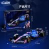 CADA DOUBLEE C64012 64012 ĐỘI ĐUA ALPINE F1 A525 1:8 bộ đồ chơi xếp lắp ráp ghép mô hình Technic BWT ALPINE FORMULA ONE TEAM A525 Kỹ Thuật Công Nghệ Cao Mô Hình Phương Tiện 2173 khối