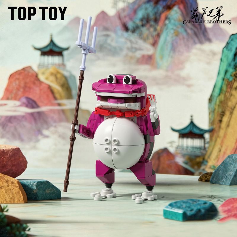 TOP TOY TC2623 2623 ANH EM NHÀ CALABASH HỘP MÙ QUÁI VẬT NHỎ bộ đồ chơi xếp lắp ráp ghép mô hình Movie & Game Phim Và Trò Chơi