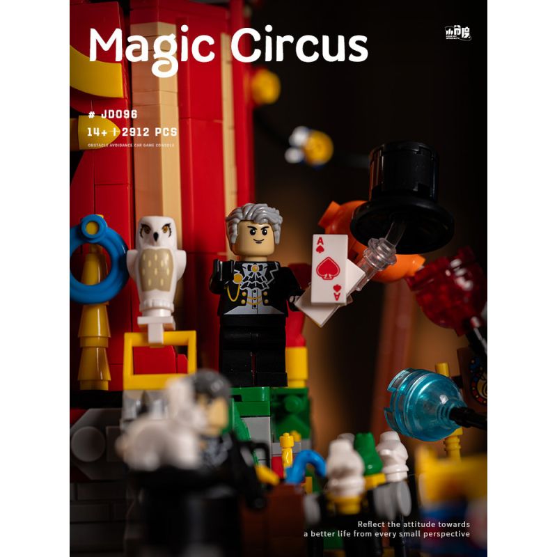 SMALL ANGLE JD096 RẠP XIẾC bộ đồ chơi xếp lắp ráp ghép mô hình Creator MAGIC CIRCUS Sáng Tạo 2912 khối