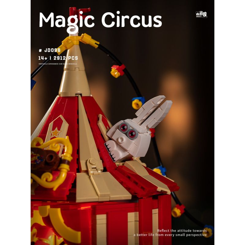 SMALL ANGLE JD096 RẠP XIẾC bộ đồ chơi xếp lắp ráp ghép mô hình Creator MAGIC CIRCUS Sáng Tạo 2912 khối
