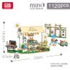 LOZ 1948 CÙNG NHAU CẮM TRẠI TRÊN MÁI CHE bộ đồ chơi xếp lắp ráp ghép mô hình CAMPING 1120 khối