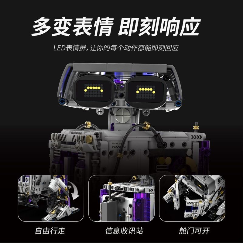 TAKUKI T1119 1119 ROBOT HAI CHÂN LẬP TRÌNH KHOA HỌC VIỄN TƯỞNG bộ đồ chơi xếp lắp ráp ghép mô hình Technic Kỹ Thuật Công Nghệ Cao Mô Hình Phương Tiện