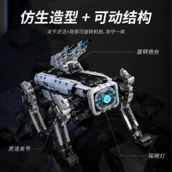 TAKUKI T1109 1109 CON CHÓ CƠ KHÍ CHIẾN TRANH KHOA HỌC VIỄN TƯỞNG bộ đồ chơi xếp lắp ráp ghép mô hình Technic Kỹ Thuật Công Nghệ Cao Mô Hình Phương Tiện