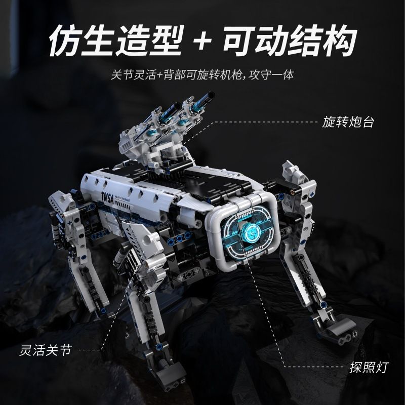 TAKUKI T1109 1109 CON CHÓ CƠ KHÍ CHIẾN TRANH KHOA HỌC VIỄN TƯỞNG bộ đồ chơi xếp lắp ráp ghép mô hình Technic Kỹ Thuật Công Nghệ Cao Mô Hình Phương Tiện