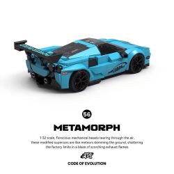 PIBO PB8856 8856 SỰ TIẾN HÓA F80 ROADSTER 1:32 tỷ lệ 1:32 bộ đồ chơi xếp lắp ráp ghép mô hình Speed Champions Racing Cars Đua Xe Công Thức 362 khối