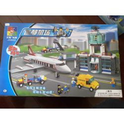 WOMA J5668 5668 SÂN BAY THỦ ĐÔ bộ đồ chơi xếp lắp ráp ghép mô hình Creator Sáng Tạo