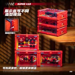 EIKEE Y24001 24001 XE FERRARI 499P 8 LƯỚI bộ đồ chơi xếp lắp ráp ghép mô hình Speed Champions Racing Cars Đua Xe Công Thức 477 khối