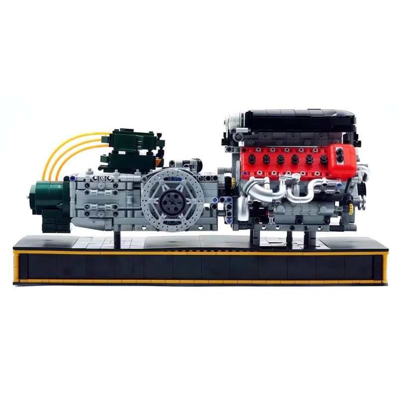 MorkModel 026001 Mork Model 026001 ĐỘNG CƠ TỰ MỒI LỚN LAFA V12 1:5 tỷ lệ 1:5 bộ đồ chơi xếp lắp ráp ghép mô hình Technic V12 ENGINE Kỹ Thuật Công Nghệ Cao Mô Hình Phương Tiện 2322 khối
