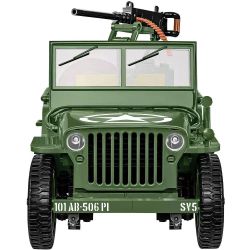 COBI 2804 XE SUV VÀ TRAILER CỦA JEEP WILLYS 1:12 tỷ lệ 1:12 bộ đồ chơi xếp lắp ráp ghép mô hình Creator WILLYS MB & TRAILER - EXECUTIVE EDITION Sáng Tạo 1580 khối