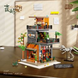 WEILE CHUANGXIANG 2207 CAFE SENYU bộ đồ chơi xếp lắp ráp ghép mô hình Creator MORI ISLAND CAFE Sáng Tạo 2366 khối