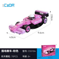 CADA DOUBLEE C55102 55102 C55103 55103 C55104 55104 C55105 55105 C55106 55106 C55107 55107 C55108 55108 C55109 55109 PADDOCK RACING 8 MÔ HÌNH bộ đồ chơi xếp lắp ráp ghép mô hình Racers Đua Tốc Độ 70 khối