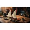 NIFELIZ NF10338 10338 BẾP HY LẠP bộ đồ chơi xếp lắp ráp ghép mô hình Creator GALLEY SAILING SHIP Sáng Tạo 1538 khối