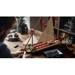 NIFELIZ NF10338 10338 BẾP HY LẠP bộ đồ chơi xếp lắp ráp ghép mô hình Creator GALLEY SAILING SHIP Sáng Tạo 1538 khối