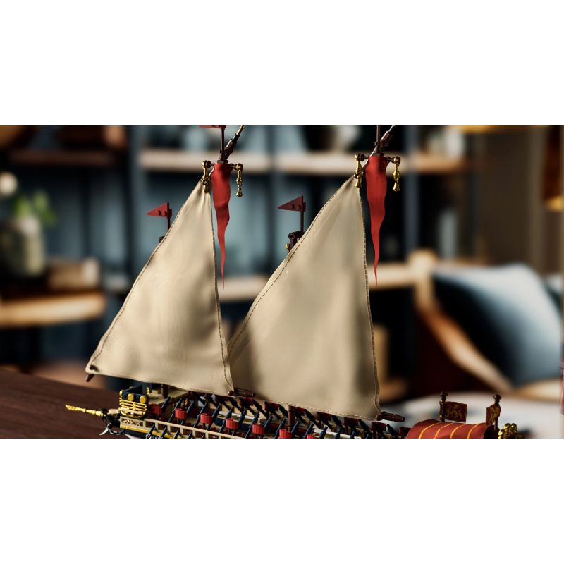 NIFELIZ NF10338 10338 BẾP HY LẠP bộ đồ chơi xếp lắp ráp ghép mô hình Creator GALLEY SAILING SHIP Sáng Tạo 1538 khối