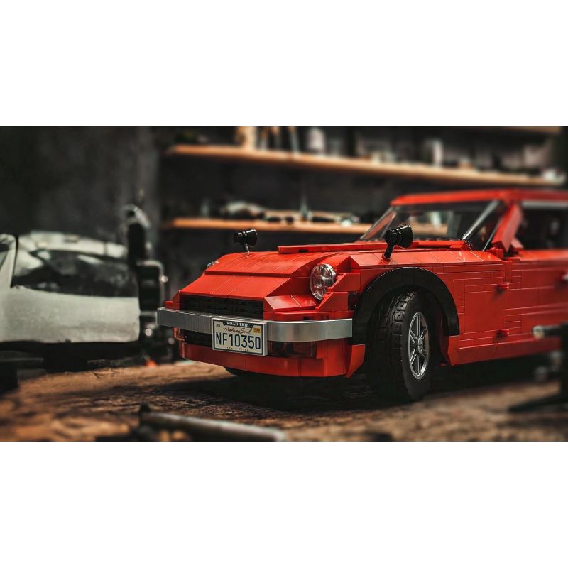 NIFELIZ NF10350 10350 NISSAN 240Z FAIRLADY QUỶ ĐỎ DATSUN bộ đồ chơi xếp lắp ráp ghép mô hình Creator Z240 Sáng Tạo 1694 khối