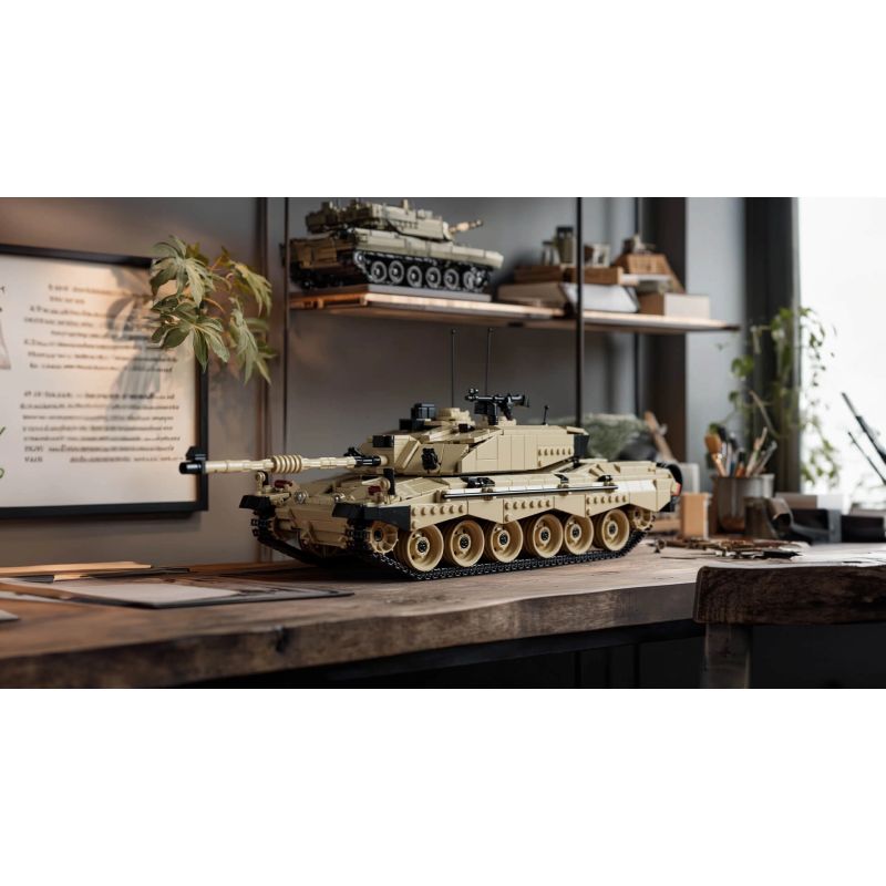 NIFELIZ NF10344 10344 XE TĂNG CHIẾN ĐẤU CHỦ LỰC CHALLENGER-2 bộ đồ chơi xếp lắp ráp ghép mô hình Military Army CHALLENGER 2 TANK Quân Sự Bộ Đội 1761 khối