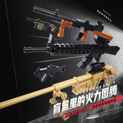 SLUBAN M38-B1588 B1588 1588 M38B1588 38-B1588 PEACE ELITE GUN BLIND BOX 9 MẪU bộ đồ chơi xếp lắp ráp ghép mô hình Military Army Quân Sự Bộ Đội