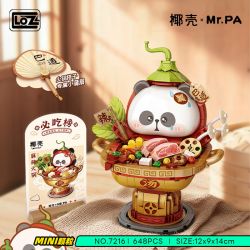 LOZ 7216 LẨU CAY XIAORA bộ đồ chơi xếp lắp ráp ghép mô hình MR.PA 648 khối