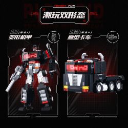 PLEYERID M38-P8101 P8101 8101 M38P8101 38-P8101 BIẾN HÌNH XE TẢI HẠNG NẶNG CƠ KHÍ bộ đồ chơi xếp lắp ráp ghép mô hình Movie & Game Phim Và Trò Chơi 688 khối