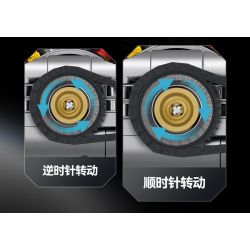 XINZHUAN XZ0015 Stormcore V2 Engine Xếp hình lắp ráp ghép mô hình Động cơ đầu chai của Harley