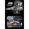 XINZHUAN XZ0015 Stormcore V2 Engine Xếp hình lắp ráp ghép mô hình Động cơ đầu chai của Harley